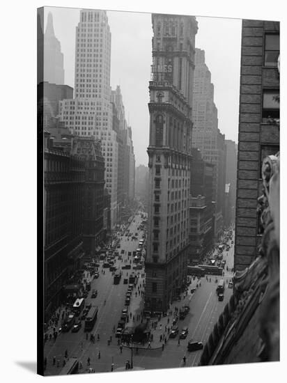 Times Tower in Times Square, 1931-null-Stretched Canvas