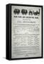 Timetable For the New York and Harlem Rail Road, 1848-null-Framed Stretched Canvas