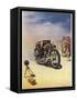Timing a Motor Cycle-Shuffrey-Framed Stretched Canvas