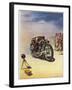 Timing a Motor Cycle-Shuffrey-Framed Photographic Print