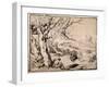 Timon and Apemantus, 1883-John Gilbert-Framed Giclee Print