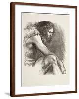 Timon in His Cave in Timon of Athens, from 'The Illustrated Library Shakespeare', Published…-null-Framed Giclee Print