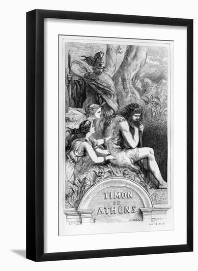 Timon of Athens-John Gilbert-Framed Giclee Print