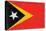 Timor-Leste Flag Design with Wood Patterning - Flags of the World Series-Philippe Hugonnard-Stretched Canvas