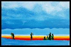 Dulan beach surfers, 2010-Timothy Nathan Joel-Giclee Print