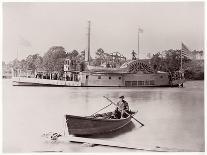 U.S. Gunboat, 1861-65-Timothy O'Sullivan-Stretched Canvas