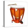 Timpani or Kettledrum and Drumsticks, Percussion, Musical Instrument-Encyclopaedia Britannica-Stretched Canvas