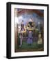 Timur hands his crown to Babur Mughal, c1630-Unknown-Framed Giclee Print