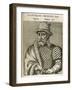 Timur Lenk (Variously Spelt as Tamerlane Tamburlaine Etc) Asiatic Ruler-Andre Thevet-Framed Art Print