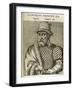 Timur Lenk (Variously Spelt as Tamerlane Tamburlaine Etc) Asiatic Ruler-Andre Thevet-Framed Art Print