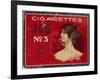 Tin for 100 'Job No. 3' Cigarettes, c.1910-null-Framed Giclee Print