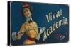 Tin for 50 Laferme 'Vivat Academia' Cigarettes, C.1900-20-null-Stretched Canvas