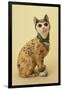 Tin-Glazed Earthenware Figure of a Cat-Émile Gallé-Framed Giclee Print