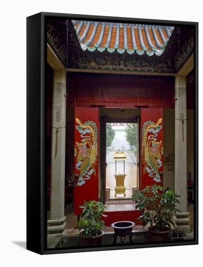 Tin Hau Temple, Stanley, Hong Kong, China-Charles Bowman-Framed Stretched Canvas