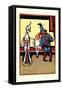 Tin Man, Dorothy and Scarecrow-John R. Neill-Framed Stretched Canvas
