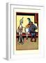 Tin Man, Dorothy and Scarecrow-John R. Neill-Framed Art Print