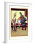 Tin Man, Dorothy and Scarecrow-John R. Neill-Framed Art Print