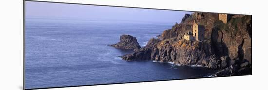 Tin Mines at the Coast, Botallack Mine, Cornwall, England-null-Mounted Photographic Print