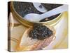 Tin of Black Caviar and Mother-Of-Pearl, Caviar Et Prestige, Saint Sulpice Et Cameyrac-Per Karlsson-Stretched Canvas
