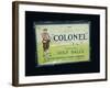 Tin of 'Colonel' golf balls, c1909-Unknown-Framed Giclee Print