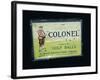 Tin of 'Colonel' golf balls, c1909-Unknown-Framed Giclee Print