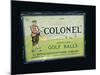 Tin of 'Colonel' golf balls, c1909-Unknown-Mounted Giclee Print