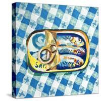 Tin of Sardines-Key and Sea Creative-Stretched Canvas