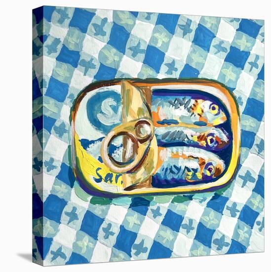 Tin of Sardines-Key and Sea Creative-Stretched Canvas