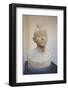 Tin Tin Bust, Museum of Comic Strip Art, Brussels, Belgium, Europe-Neil Farrin-Framed Photographic Print