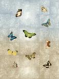 Butterflies on Silver I-Tina Blakely-Art Print