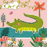 Amazing Alligator-Tina Finn-Art Print