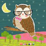 Observant Owl-Tina Finn-Art Print