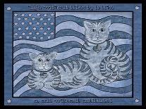 Patriotic Cats-Tina Nichols-Giclee Print