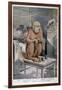 Tinan the Orangutan, 1896-Henri Meyer-Framed Giclee Print