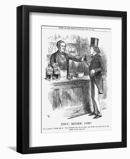 Tinct: Reform: Comp:, 1866-John Tenniel-Framed Giclee Print