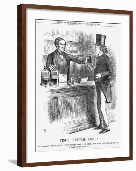 Tinct: Reform: Comp:, 1866-John Tenniel-Framed Giclee Print