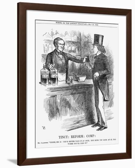 Tinct: Reform: Comp:, 1866-John Tenniel-Framed Giclee Print