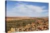 Tinerhir Kasbahs and Palmery, Tinghir, Todra Valley, Morocco, North Africa, Africa-Doug Pearson-Stretched Canvas