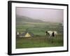 Tinker Horse Near Allihies, Beara Peninsula, County Cork, Munster, Republic of Ireland (Eire)-Patrick Dieudonne-Framed Photographic Print