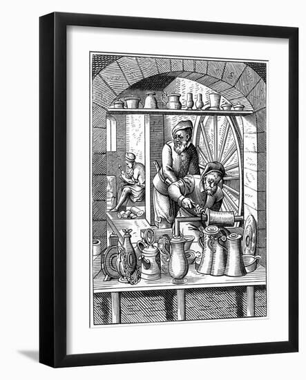 Tinman, 16th Century-Jost Amman-Framed Giclee Print