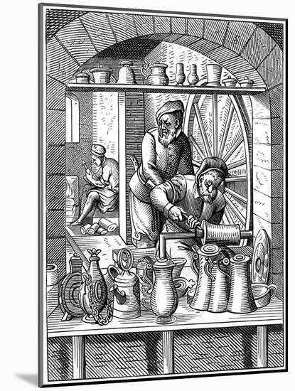 Tinman, 16th Century-Jost Amman-Mounted Giclee Print