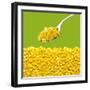 Tinned Sweetcorn on a Spoon-Stuart MacGregor-Framed Photographic Print