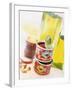 Tinned Tomato Paste and Olive Oil-Peter Medilek-Framed Photographic Print
