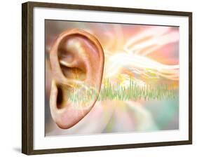 Tinnitus, Conceptual Artwork-Victor Habbick-Framed Photographic Print