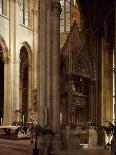 Charity and Twisted Column, Detail of Tomb of Catherine of Austria, 1323 Ca-Tino da Camaino-Giclee Print