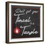 Tinsel Board-Lauren Gibbons-Framed Art Print