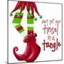 Tinsel In A Tangle on Dots-Gina Ritter-Mounted Art Print