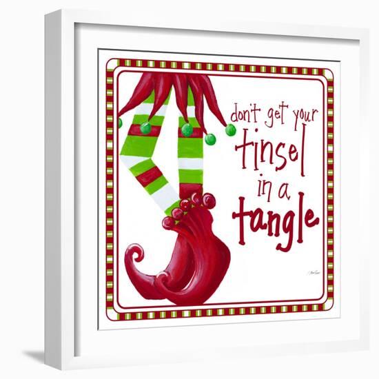 Tinsel In A Tangle-Gina Ritter-Framed Art Print