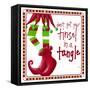 Tinsel In A Tangle-Gina Ritter-Framed Stretched Canvas