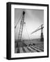 Tinsley Viaduct under Construction, Meadowhall, Near Sheffield, South Yorkshire, November 1967-Michael Walters-Framed Photographic Print